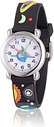 FoMass Gifts for 3-10 Year Old Boys Girls, 3D Cute Cartoon Waterproof Silicone Kids Watches Children Toddler Wrist Watches