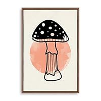 Framed Canvas Wall Art Modern Geometric Pattern Canvas Prints Home Artwork Decoration for Living Room,Bedroom - 16x24 inches