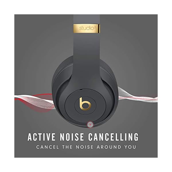 Beats-Studio3-Wireless-Noise-Cancelling-Over-Ear-Headphones-Apple-W1-Headphone-Chip-Class-1-Bluetooth-Active-Noise-Cancelling-22-Hours-Of-Listening-Time-Shadow-Grey Beats Studio3 Wireless Noise Cancelling Over-Ear Headphones - Apple W1 Headphone Chip, Class 1 Bluetooth, Active Noise…