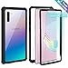 AMZGO Galaxy Note 10 Case, Clear Full Body Cover With Free Screen Protector, Rugged Bumper Shockproof Case Compatible With Galaxy Note 10 6.3 inch