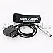 Alvin's Cables Flexible 2 Pin Male to D-tap Power Cable for Teradek, SmallHD Monitor, Vaxis 60cm|23.6inches Braided Wire