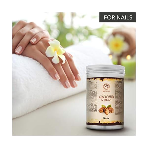 Unrefined-Shea-Butter-1000g-Cold-Pressed-Africa-Ghana-100-Pure-Natural-Shea-Butter-Body-Butter-Unrefined-Raw-Intensive-Care-for-the-Face-Body-Hair Unrefined Shea Butter 1000g - Cold Pressed - Africa - Ghana - 100% Pure & Natural Shea Butter Body Butter - Unrefined…