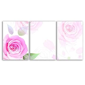 Wall26-3 Panel Canvas Wall Art- Blossoms -Giclee Painting...