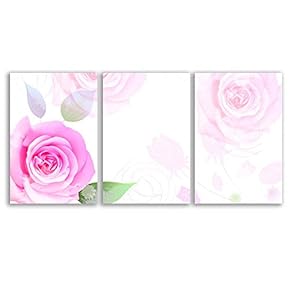 Wall26-3 Panel Canvas Wall Art- Blossoms -Giclee Painting Wall Bedroom Living House Decoration - 16"x24" x 3 Panels