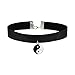 Women's Black Velvet Choker Necklace for Girls Lace Choker Tattoo Necklace 20 Pieces