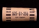 Preformed Coin Wrappers for 25 SMALL DOLLARS $25 Bag of 100