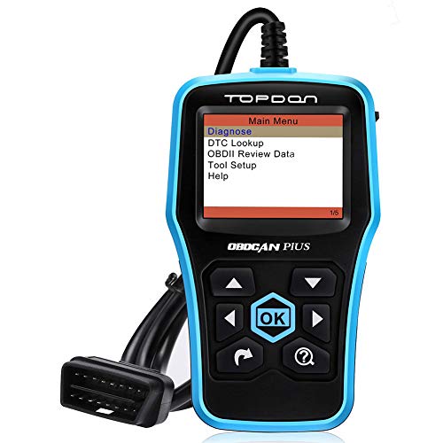 Topdon Car OBD2 Scanner, Plus 2.0 Professional Car Diagnostic Scanner OBD2 Full Function with DTC Lookup and Free Update