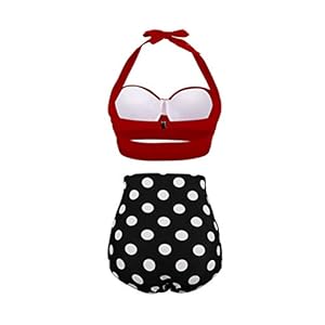 TENDYCOCO Tweedelige Polka Dot Bikini Vintage Hoge Taille Bikini Sexy Strand Badpak