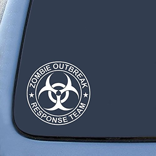 Zombie outbreak response team sticker decal notebook ca…