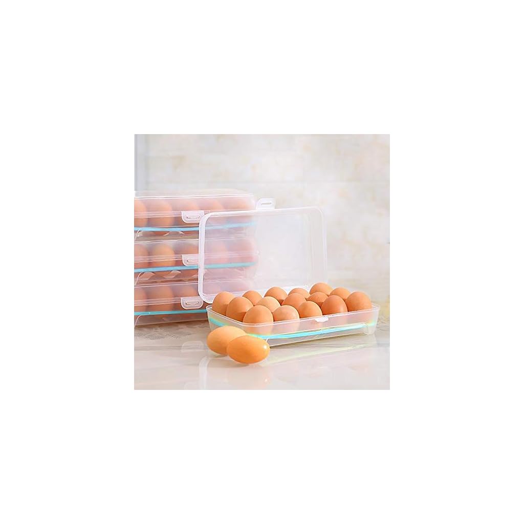 Eierhalter, Xaoyaya Eieraufbewahrungsbehälter für Kühlschrank