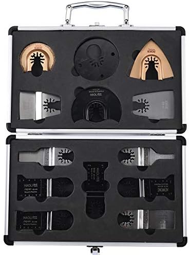 13pcs/set Quick Release Power Oscillating Tool Accessories saw blades fit for Black & Decker,Dewalt and more