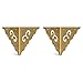 Hardware Philosophy Ocean Wave Brass Corner Hardware 2