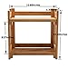 GOBAM Bathroom Counter Organizer Shelf Cosmetic and Vanity Perfume Organizers Shelf Easily Assembled, Bamboo
