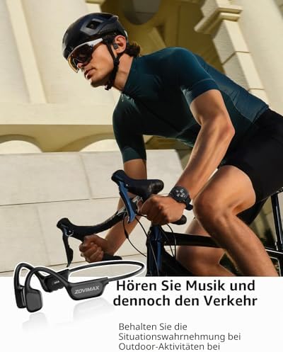 Knochenschall Kopfhörer Schwimmen, IPX8, Bluetooth 6.0, 8 GB MP3
