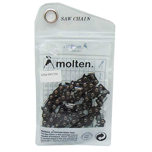 MoltenSales 16'' Chainsaw Chain 3/8 .043 55DL Replacement for Stihl