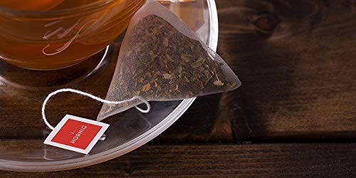 J. Hornig Bio Rotbuschtee Vanille, Rooibos-Tee im Premium Pyramidenteebeutel, aromatisierter Rooibuschtee mit Vanille, bio-zertifiziert, 25 biolgisch abbaubare Teebeutel – Bild 3