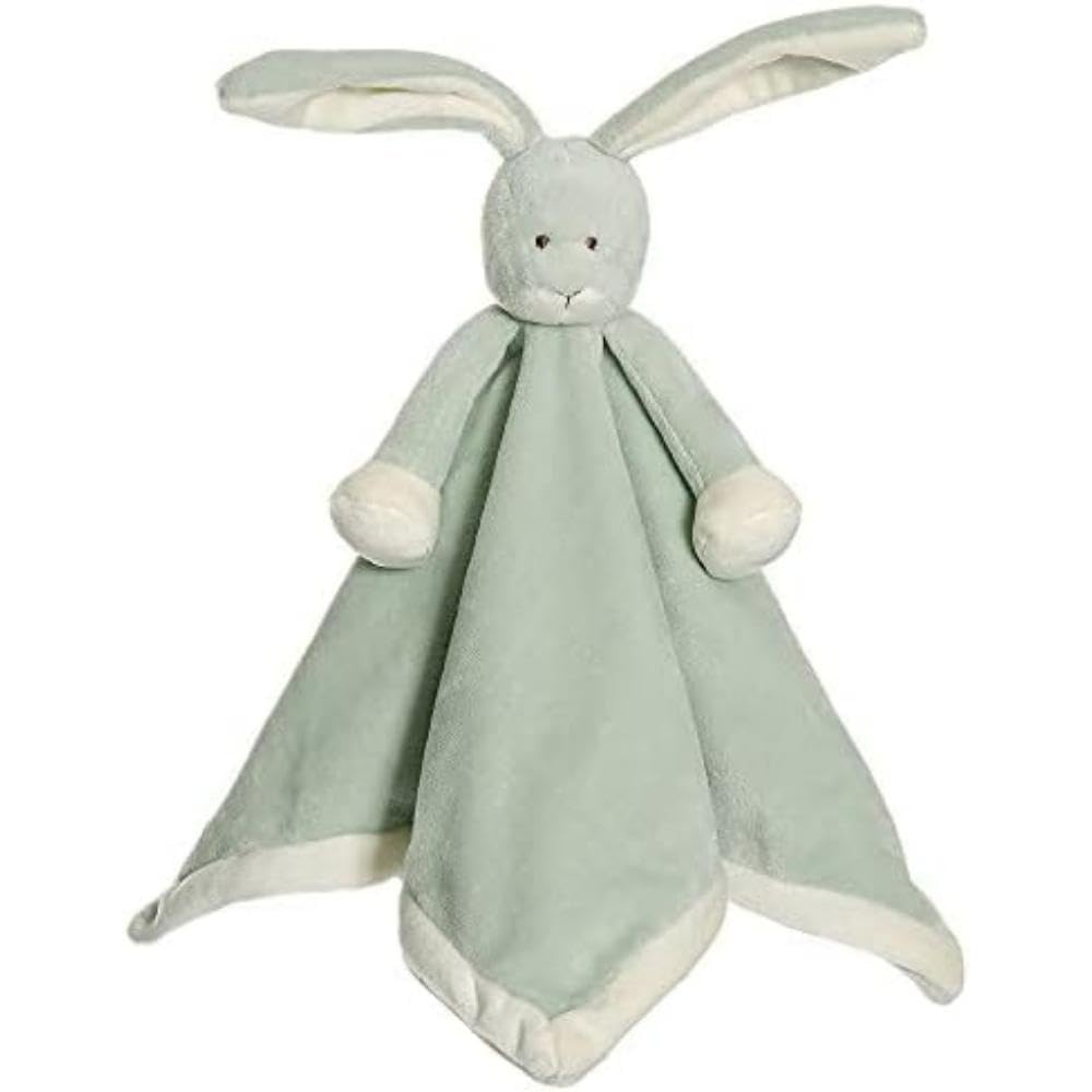 Teddykompaniet Båstad 4068 Baby Comforter Diinglisar - Bunny Comforter Green - Baby girl comforter - Baby boy comforter - Bunny Blanket - Baby snuggle toy