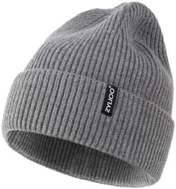 Zylioo Large Size Trawler Beanie Watch Hat,Fisherman Ski Knit Caps