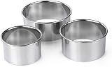 Tala Stainless Steel Pastry Cutters Set of 3 Small Medium Large Round view 6