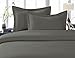 Elegant Comfort 1500 Premier Wrinkle,Fade and Stain Resistant 4-Piece Bed Sheet Set, Deep Pocket, Queen Grey