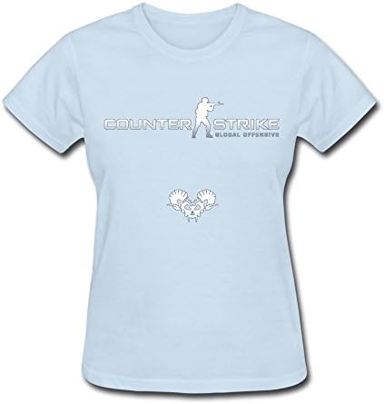 Anskan Women's LunatiK ESportws CSGO Logo T-shirt XS SkyBlue