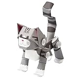 PIPEROID animals Cats Silver Tabby - paper craft kit from Japan