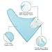 ALVABABY Solid Baby Bandana Bibs for Boys & Girls 4 Pack of Super Absorbent Baby Gift Sets KSW03