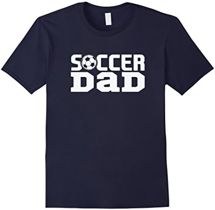 Men's Soccer Dad With Soccer Ball T Shirt XL Navy