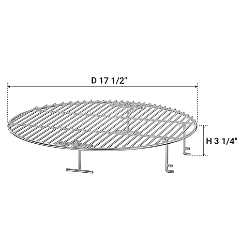 onlyfire Stainless Steel Cooking Grate Extended Top Grate for er 22