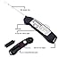 Instant Read Thermometer Super Fast with Digital LCD screen for Cooking Food Turkey Thermometer Barbecue Grilling Meat Thermometer with Collapsible probe for Candy Milk Sugar Water BBQ & Brewing Beer