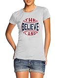 The Land Believe Cleveland Baseball White Girly Tee