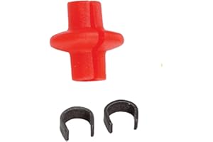Pine Ridge Archery Products Slotted Kisser Button (Pack of 1), Red