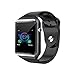 EasyDy Bluetooth Wearable Smart Watches Android Calling Smartwatch Phone with Camera E118 (Black)