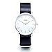 CIVO Synthetic Leather Zulu Military Swiss G10 Watch Band Strap 18mm 20mm 22mm with Stainless Steel Buckle