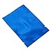 200 Pack Metallic Mylar Foil Open Top Sealable Bags Vacuum Heat Seal Pouches for Food Storage Packaging with Tear Notches (6x9cm (2.4x3.5 inch), Blue)
