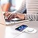 Wireless Charger for Multiple Devices, ZealSound 10W Fast Triple Dual Wireless Charging Pad Quick QC 3.0 Adapter Included Station Dock with USB Charge Port for Qi Enabled Phones and New AirPods(White)