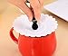 Yunko 3 Pcs Anti-dust Silicone Glass Cup Cover Coffee Mug Suction Seal Lid Cap (Cat)
