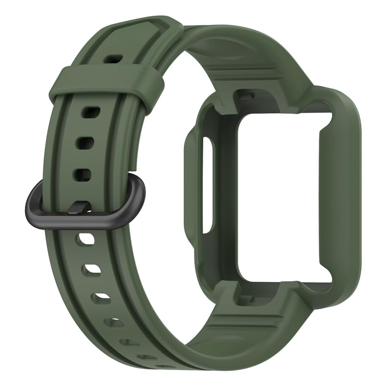 Replacement Watch Strap for Xiaomi Mi Redmi Watch Lite/Redmi Horloge 2/Xiaomi Poco Watch - 20mm Black TPU Strap, 129+89mm Length, Soft Comfortable Band for Xiaomi Mi Watch Lite 2/Redmi Watch 2 Lite