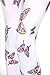 QZUnique Women's Classic Retro Printed Pattern Ankle Length Elastic Tights Leggings