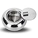 LendGaGa stylish ashtray, stainless steel ashtray, covered ashtray, ashtray with cigarette holder, smokers preferred ashtray for home office decoration, car ashtray