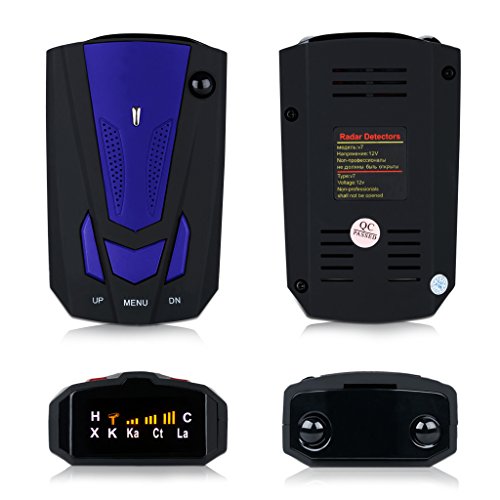 Radar Detector, Voice Alert and Car Speed Alarm System with 360 Degree Detection, City/Highway Mode Radar Detectors for Cars (8)