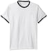 Champion Men's Classic Jersey Ringer Tee, White/Navy, M