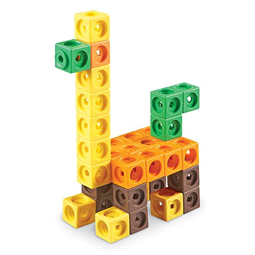 Learning Resources Mathlink Cubes (set de 100), policubos para ...