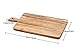 ROLICONE Bamboo Cutting Board with Handles (16.6 x 9.5 ''),Large Organic Wooden Chopping Board BPA Free, Wood Chopping Countertop Block for Food Prep Vegetables, Fruit, Meat