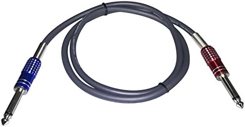 ATNY Classic Electric Guitar Cable – Professional Grade Musical Instrument Amplifier Cord with Nickel-Plated Dual Straight Plugs [3 Feet]