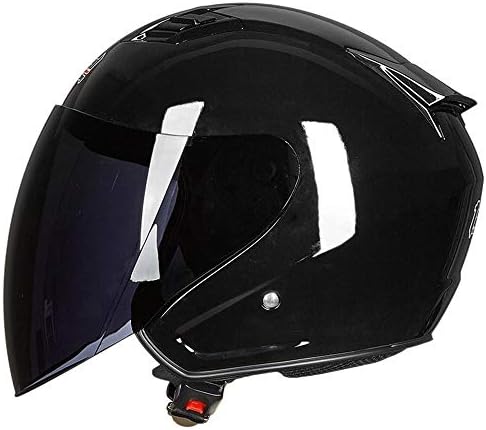 ヴィンテージジェットバイクヘルメットece承認ハーフヘルメットチョッパーモペットスクーターハーフヘルメットサンバイザー付きオープンバイクジェット ヘルメット男女兼用 ギフ 包装