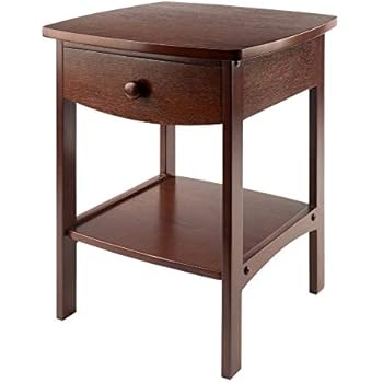 Winsome Wood Claire Accent Table, Walnut