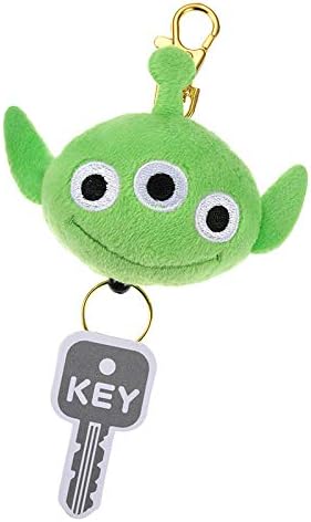 Amazon ディズニーストア 公式 キーホルダー キーチェーン リール付き リトル グリーン メン エイリアン ぬいぐるみ風 Disney ディズニー キーホルダー チェーン