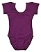 Dancina Short Sleeve Ballet Leotard for Girls Ages 2-10 (Cotton)