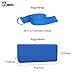 JBM Yoga Block Plus Strap with Metal D-Ring Yoga Brick Cork Yoga Block 6 Colors - High Density EVA Foam Yoga Block to Support and Deepen Poses, Lightweight, Odor-Resistant